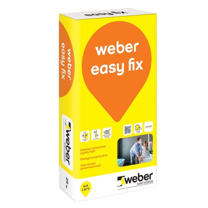 Weber Easy Fix (ex Vetonit Easy Fix) flīžu līme
